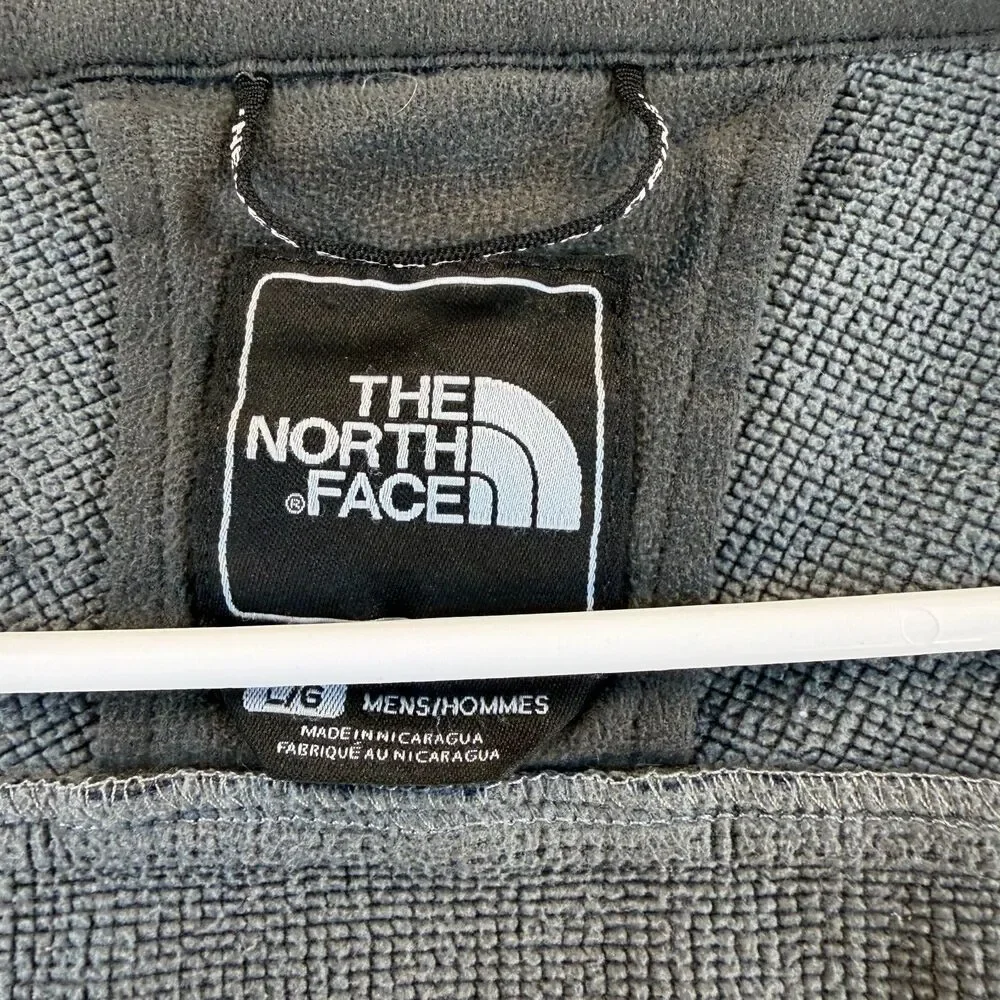 The North Face Apex Bionic Soft Shell Jacket Mens L Blue Gray Colorblock FullZip